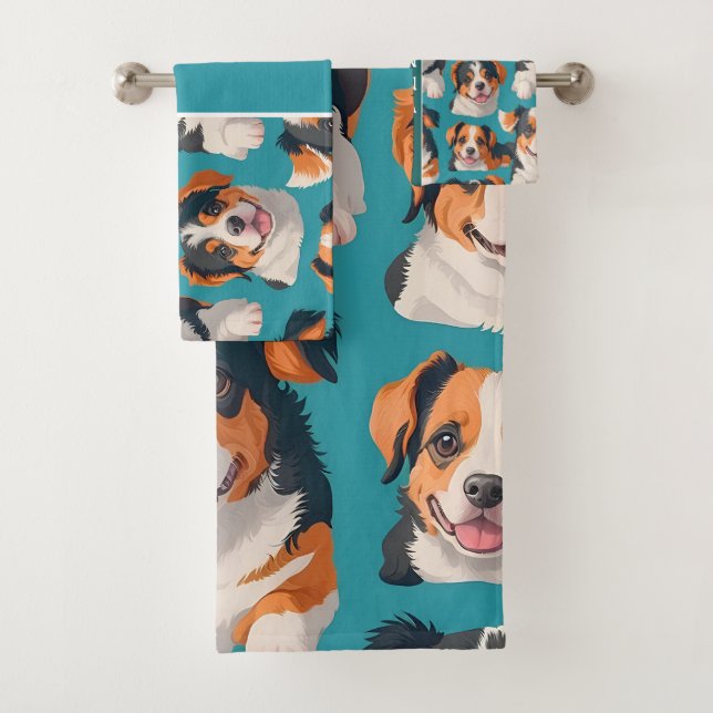 Patrón Personalizado colorido de Lobo Apenino Mosa (In situ)