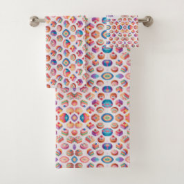 Patrón personalizado de color floral caramelo