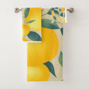 Patrón personalizado de color geométrico limón