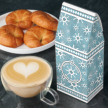 Patrón Personalizado de Copos de Nieve de Invierno