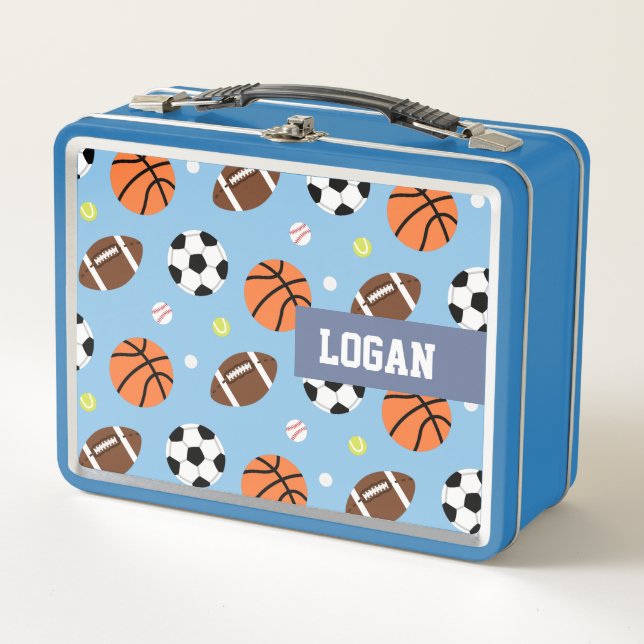 Patrón Personalizado de Deportes con Balones para  (Anverso)