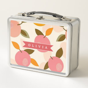 Patrón Personalizado de Melocotón Lindo Verano Ret