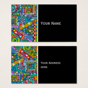 Patrón Pintado A Mano Y Digitalmente Art 53