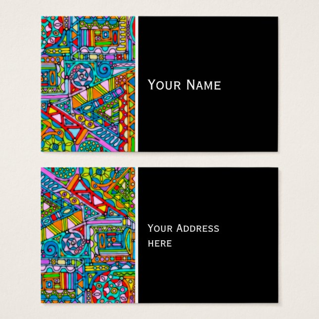 Patrón Pintado A Mano Y Digitalmente Art 53 (Anverso y reverso)