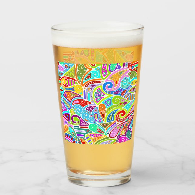 Patrón Pintado A Mano Y Digitalmente Art. 7 (Anverso (lleno))