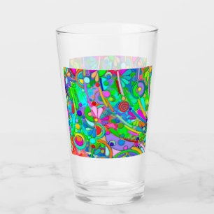 Patrón Pintado A Mano Y Digitalmente Artículo 18