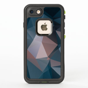 Patrón piramidal de resumen azul rosa