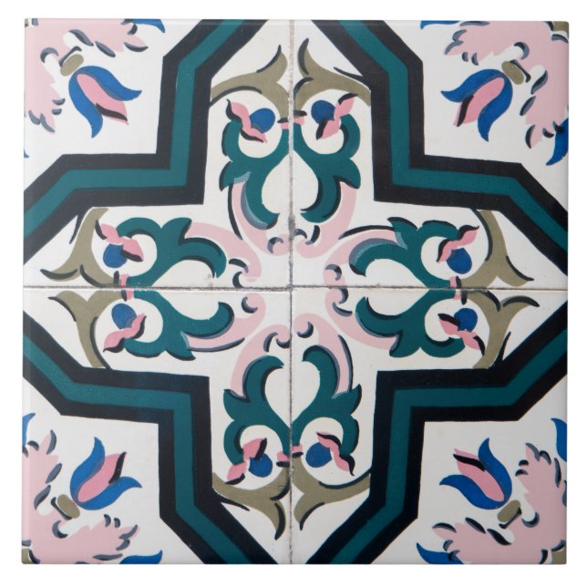Patrón portugués de azulejo (Frente)