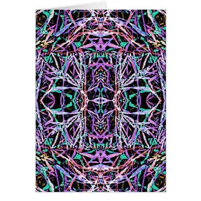 Patrón psicodélico en rosa (Frente)