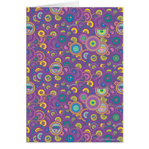 Patrón púrpura de círculo superchica