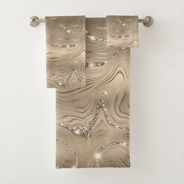 Patrón Purpurina moda de oro antiguo de lujo (In situ)