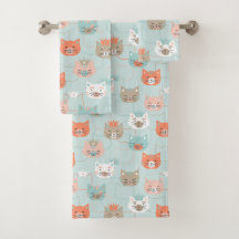 Patrón real de gatos