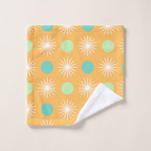 Patrón retro Boho de Naranja ligero