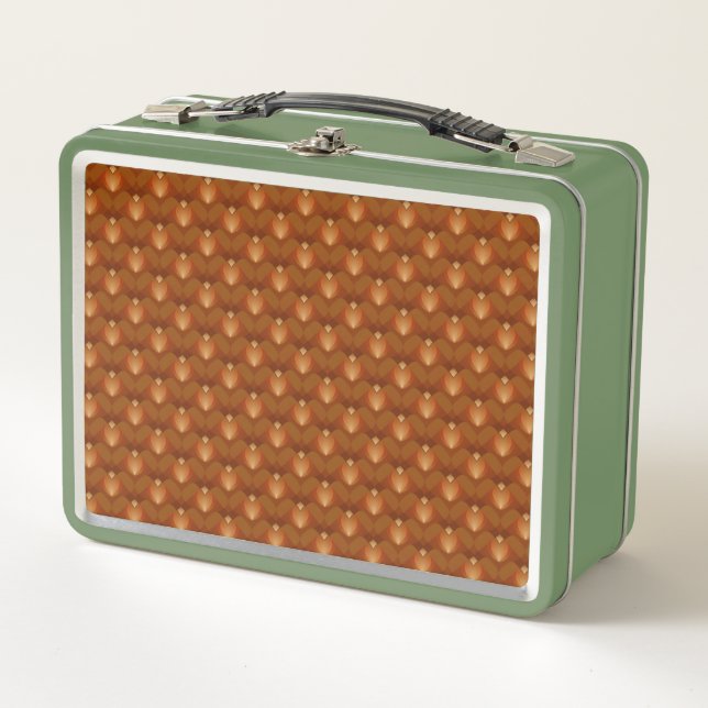 Patrón retro de Boho en el estilo de los años 70 (Anverso)