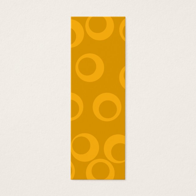 patrón retro naranja. (Frente)