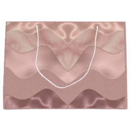 Patrón rosa de la bolsa de regalo