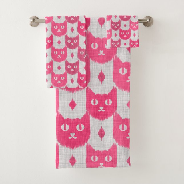 Patrón rosa ikat ikat (In situ)
