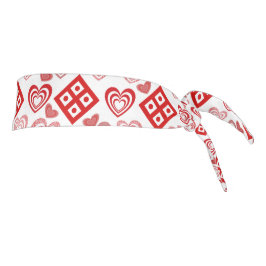 Patrón rosa, rojo y blanco de amor el día de San V