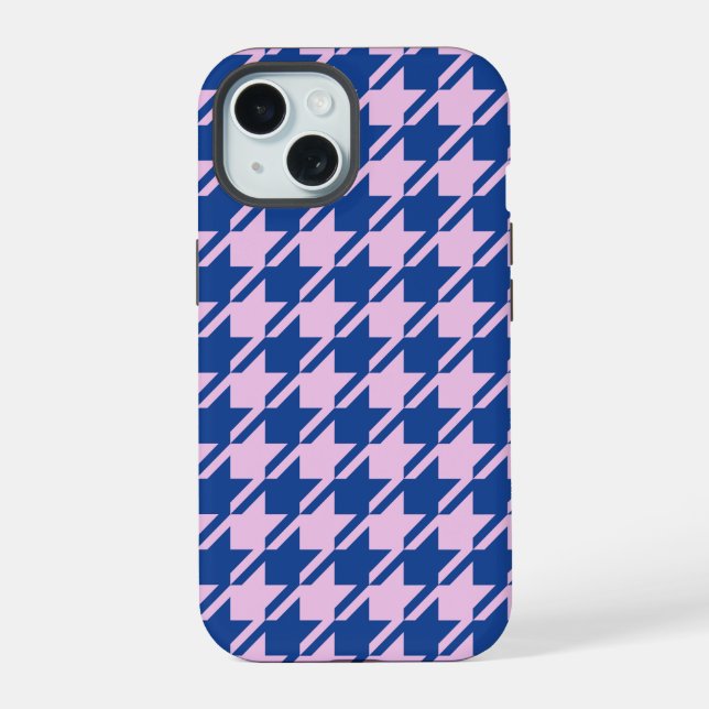 Patrón rosa y azul de Houndstap (Reverso )