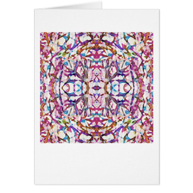 Patrón simétrico rosado (Frente)