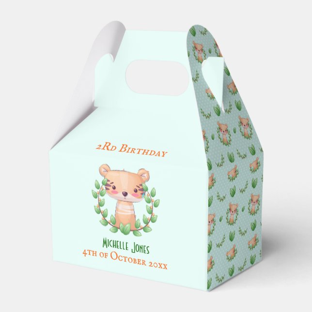 Patrón Simon Teddy Boy Cajas Favoritas de Cumpleañ (Front Side)