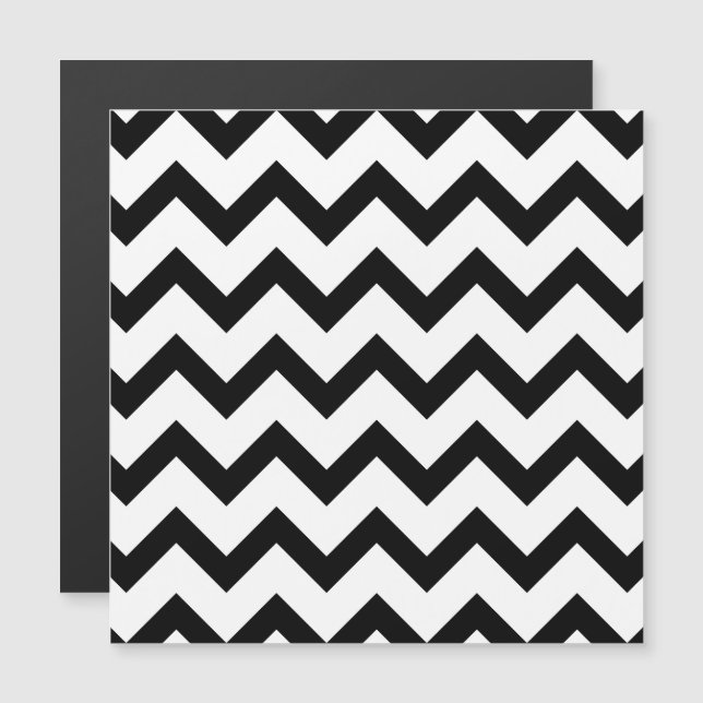 Patrón simple de chevron blanco y negro líneas ret (Anverso/Reverso)