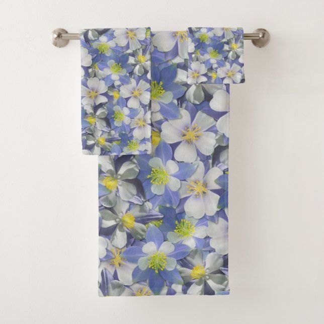 Patrón sin costura de Columbines (In situ)