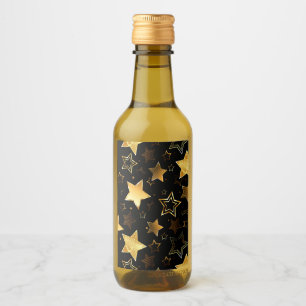 Patrón sin foco con las estrellas doradas