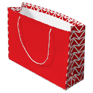 Patrón sin foco, rojo, blanco, bolsas de regalo