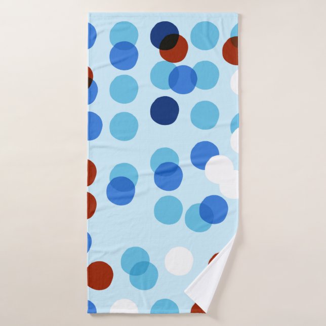 Patrón sin soldadura con ornamento de doodle abstr (Toalla de baño)