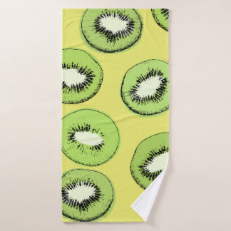Patrón sin soldadura de fruta de Kiwi, fondo con k