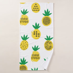 Patrón sin soldadura de piña. Diseño infantil. 