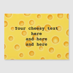 Patrón suizo de textura con queso Cheezy