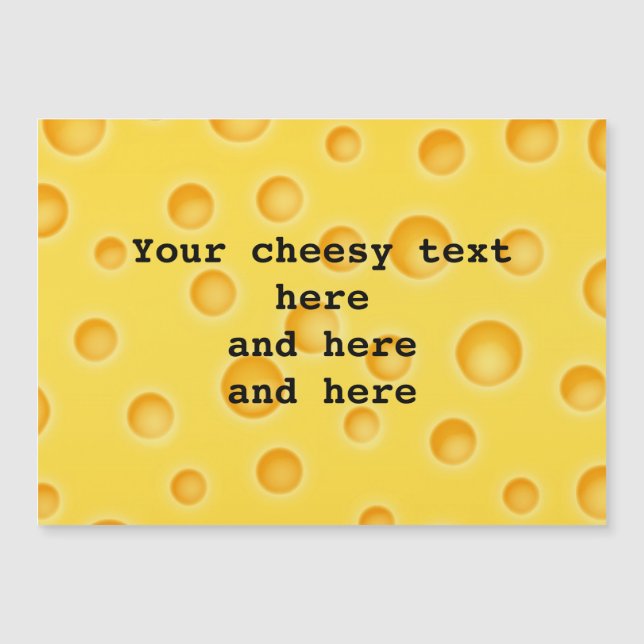 Patrón suizo de textura con queso Cheezy (Anverso)