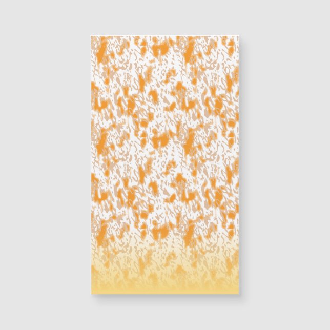 Patrón textil con un vibrante naranja y dorado (Anverso)