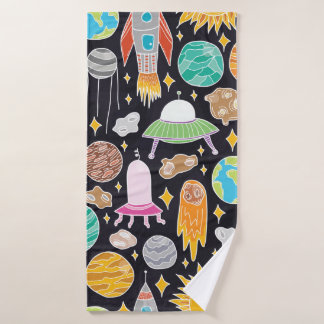 Patrón transparente dibujado a mano con doodle sp