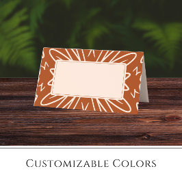 Patrón tribal bohemio Tarjetas de plaza Boda moder