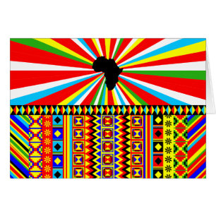 Patrón tribal de trapo de kente de impresión afric