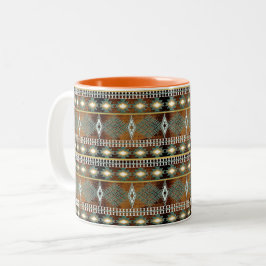 Patrón tribal del suroeste taza de café