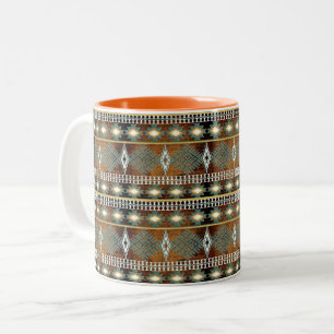 Patrón tribal del suroeste taza de café