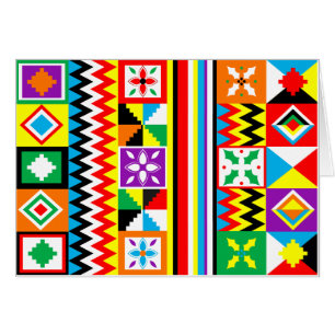 Patrón tribal del trapo de kente de impresión afri
