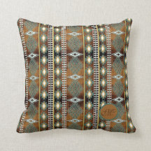 Patrón tribal étnico del suroeste. Cojín lumbar
