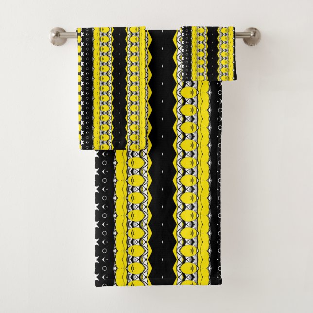 Patrón tribal marrón y negro (In situ)