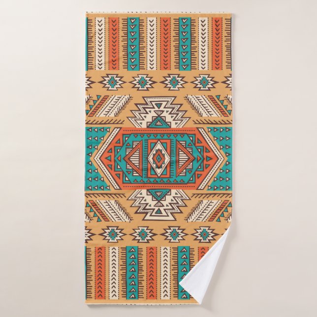 Patrón tribal, perfecto para la decoración. (Toalla de baño)