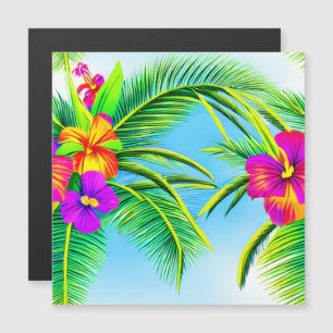 Patrón tropical hawaiano sin foco