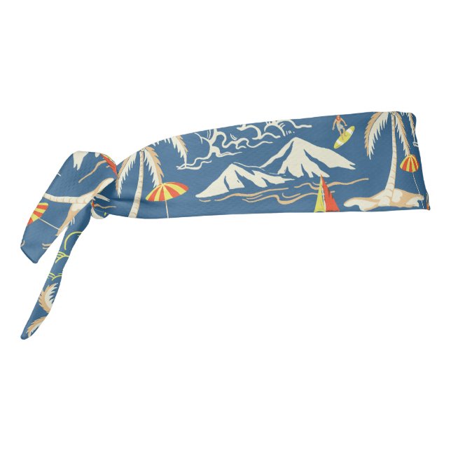 Patrón Tropical Retro Surf (Girar 270)