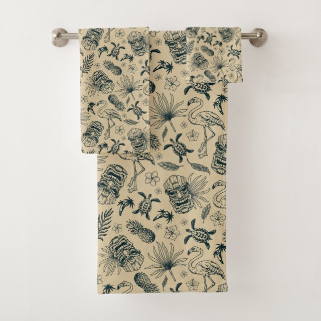 Patrón tropical vintage (In situ)