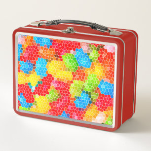 Patrón único brillante y colorido