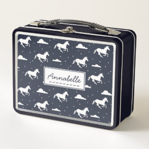 Patrón unicornio de cielo mediano personalizado