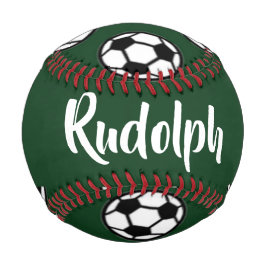 Patrón verde de bolas de fútbol